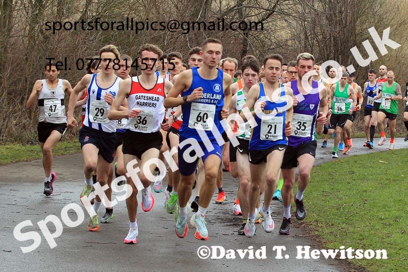Senior Men and Veterans (Over 40s), 2023 NECAA Royal Signals Relays, Hetton le Hole, County Durham. Photo: David T. Hewitson/Sports for All Pics